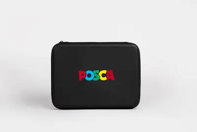 Marker Uni gift set Posca Art case u gumiranoj pernici (mix pc-1m/ pc-3m/pc-5m/pc-8k) 40/1 302422304-5