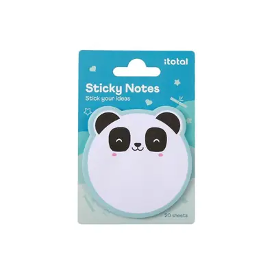 Blok samoljepivi iTotal 7x7,8cm Panda XL3107