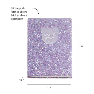 Notes Miquelrius Back2Fun Keep it Shiny ljubičasti MR8284-2