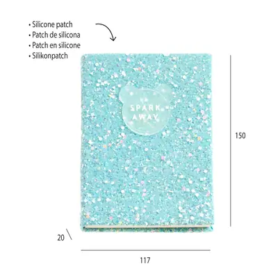 Notes Miquelrius Back2Fun Keep it Shiny plavi MR8281-4