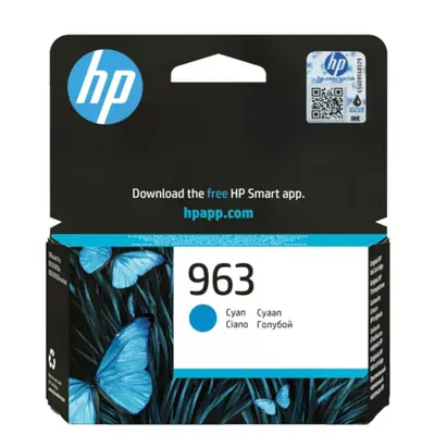 Tinta HP 3JA23AE  no.963 Cyan