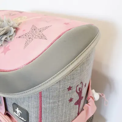 Outlet artikl- B grade torba školska Belmil mini-fit ballet light pink 405-33/AG/PC-6 AK_BEL-1