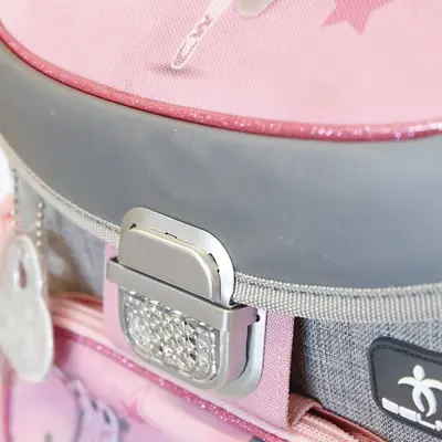 Outlet artikl- B grade torba školska Belmil mini-fit ballet light pink 405-33/AG/PC-6 AK_BEL-7