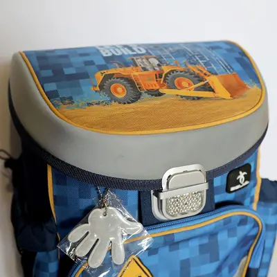 Outlet artikl- B grade torba školska Belmil mini-fit bulldozer 405-33/AG/PC-18 AK_BEL-6