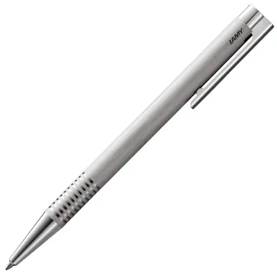 Kemijska olovka Lamy Logo Brushed (1.0) crni ispis M 206 M16 4000860-0