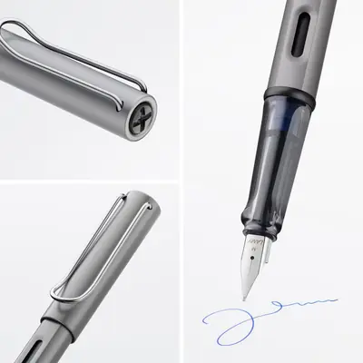 Nalivpero Lamy AL-star Graphite (0.6) plavi ispis M 026 T10 4000303-3