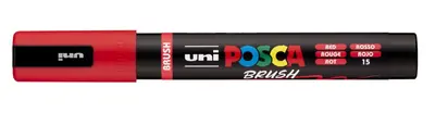 Marker Uni pc-5br brush Posca crveni-1