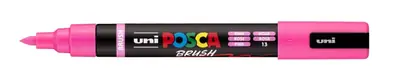 Marker Uni pc-5br brush Posca rozi-0