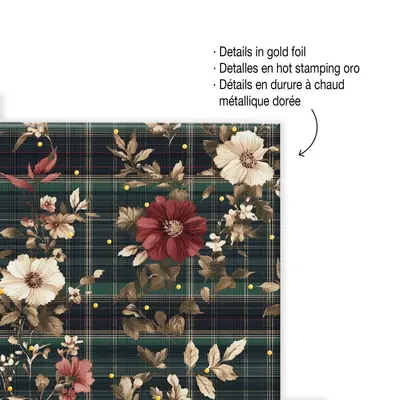 Kolegij blok Miquelrius A5 Highland Days Poppies 100L 70g/m2 kocke MR4414-4
