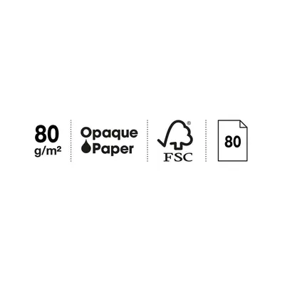 Blok Miquelrius A5 Hidden Forest ljepljeni 80L 80g/m2 crte MR7774-1
