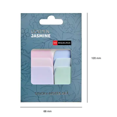 Blok samoljepivi Miquelrius 34x45/57/68 mm Golden Jazmine 3/1 MR7780-4
