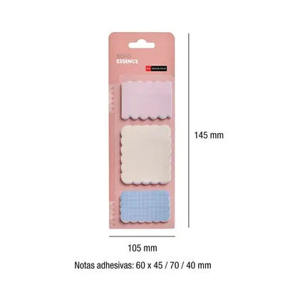 Blok samoljepivi Miquelrius 60x45/70/40 mm Boho Essence 3/1 MR7778-2