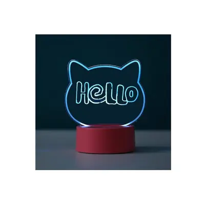 Lampa u obliku mačke iTotal za pisanje LED promjena boja DIY XL2330G-0