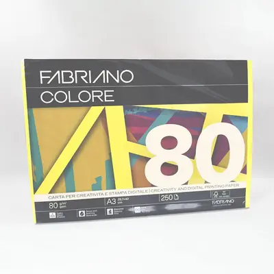 Papir Fabriano Colore A3/80g giallo 250L 74629742 bright