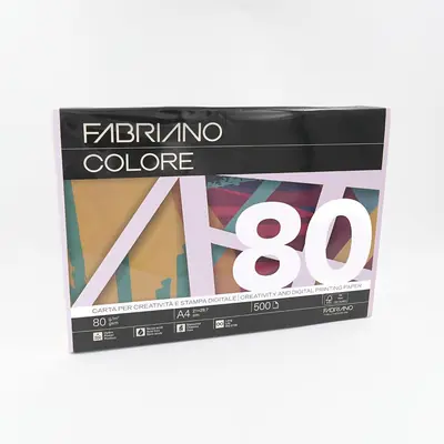 Papir Fabriano Colore A4/80g rosa 500L 75321297 soft