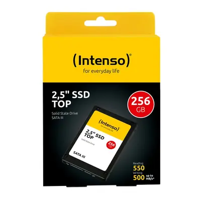 SSD Intenso #3812440 256GB, 2.5" SATA III 7mm, r550/w500Mbs