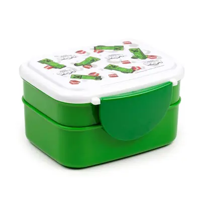 Bento kutija za ručak s priborom Puckator Minecraft Creeper & TNT LBOX103