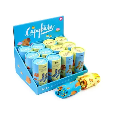 Čarape u tubi Puckator Capybara sortirano 12/1 TSOCK01