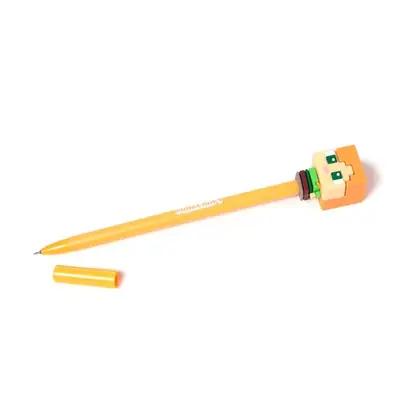 Kemijska olovka Puckator piši briši s Minecraft Chibi silikonskim ukrasom sortirano 36/1 PEN276-3