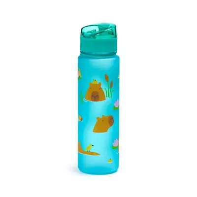 Plastična boca Puckator Capybara s poklopcem na pritiskanje nelomljiva 600ml BOT353-8
