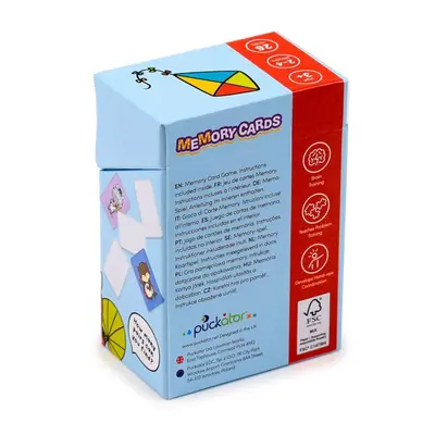 Set kartica za igru memorije Puckator Adoramals Wild Kids GAME03-3