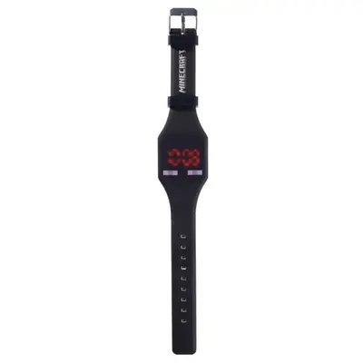 Silikonski digitalni sat Puckator Minecraft Faces sortirano 16/1 WATC20-4