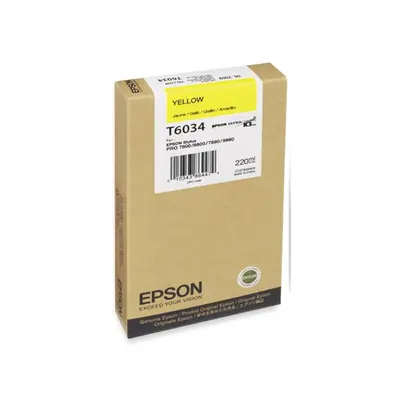 Tinta Epson T603400 STY 7800/9800 yellow 220ml