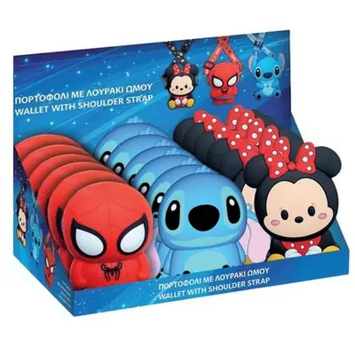 Novčanik dječji Stitch s vezicom za oko vrata 564623 (D) 6/18-2