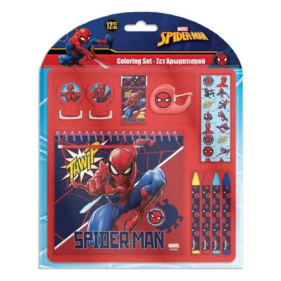 Set za bojanje od 12kom Spiderman 17,5x18,5cm  508536-0