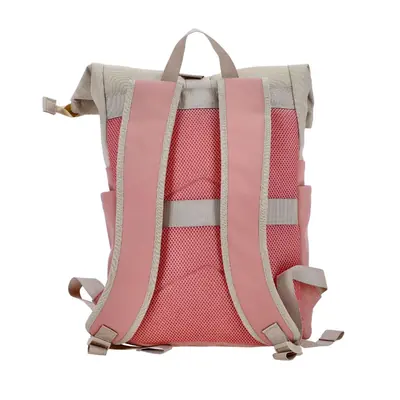 Ruksak Swiss Only s preklopnim (roll-top) zatvaranjem 29x12x45cm 16L rozo bež SO-124-PBEIGE-1