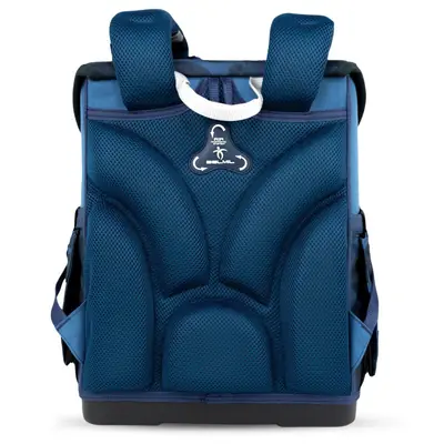 Torba školska Belmil compact with patches wave storm 405-41/AG/B/12-5