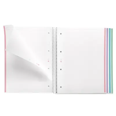 Kolegij blok Miquelrius A4 70g 120L spiralni kocke Aurora Santorini MR4082-2