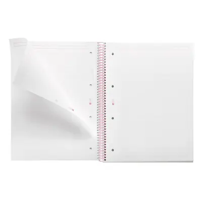 Kolegij blok Miquelrius A4 90g 80L spiralni crte Between the lines Pink MR4520-2