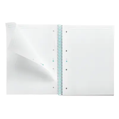 Kolegij blok Miquelrius A4 90g 80L spiralni kocke Between the lines Sky Blue MR4513-2