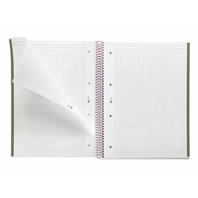 Kolegij blok Miquelrius A4 90g 80L spiralni kocke Entredos Papaver Rhoedas MR4500-2