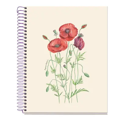 Kolegij blok Miquelrius A5 90g 80L spiralni crte Entredos Papaver Rhoedas MR4506-0