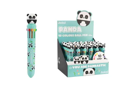 Kemijska olovka iTotal Panda 10 boja 36/1 XL2370I