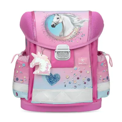 Torba školska Belmil classy dream hooves - pinky 403-13/AG/75-0