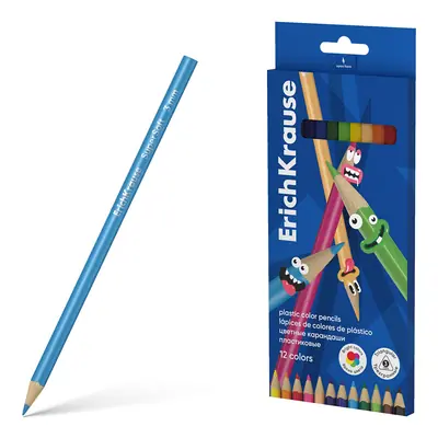 Drvene bojice ErichKrause trokutaste Color Friends 3mm 12/1