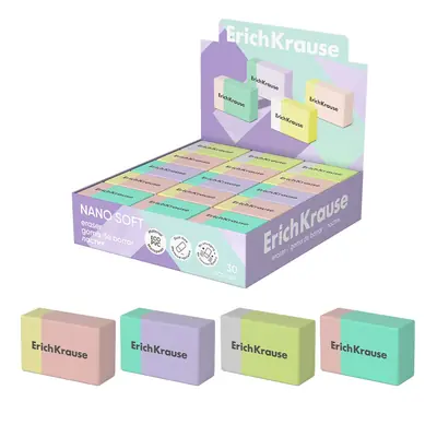 Gumica ErichKrause Nano Soft sortirano 30/1