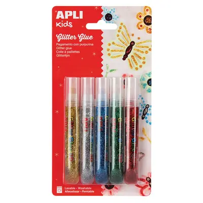Ljepilo Apli u tubi glitter glue metallic 13ml 5/1 13223